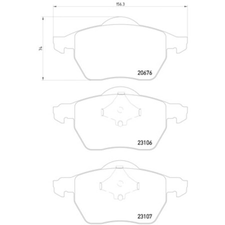 Pagid Brakes Disc Brake Pad, 355006921 355006921